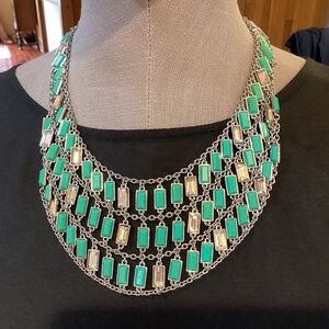 Banana Republic Bib Necklace + bonus bracelet, Milly Collection